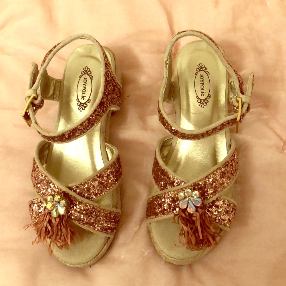 Leslie Espadrilles sandal in rose gold